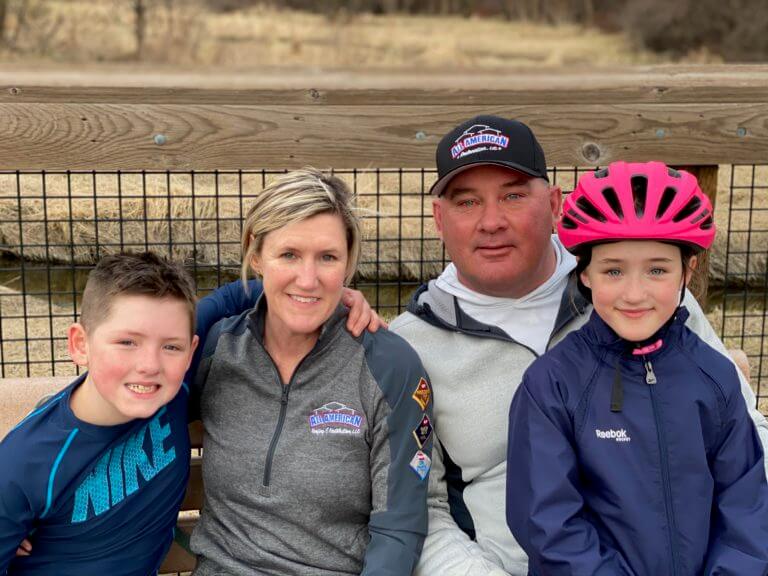 Jimmy Thurman and his family