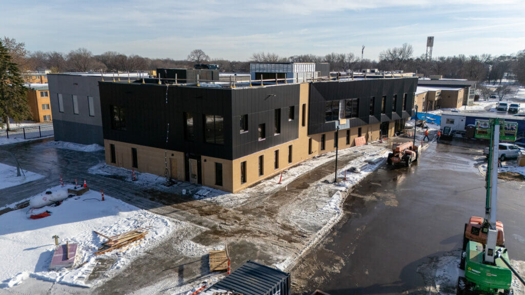 Teen Center Construction January 2026